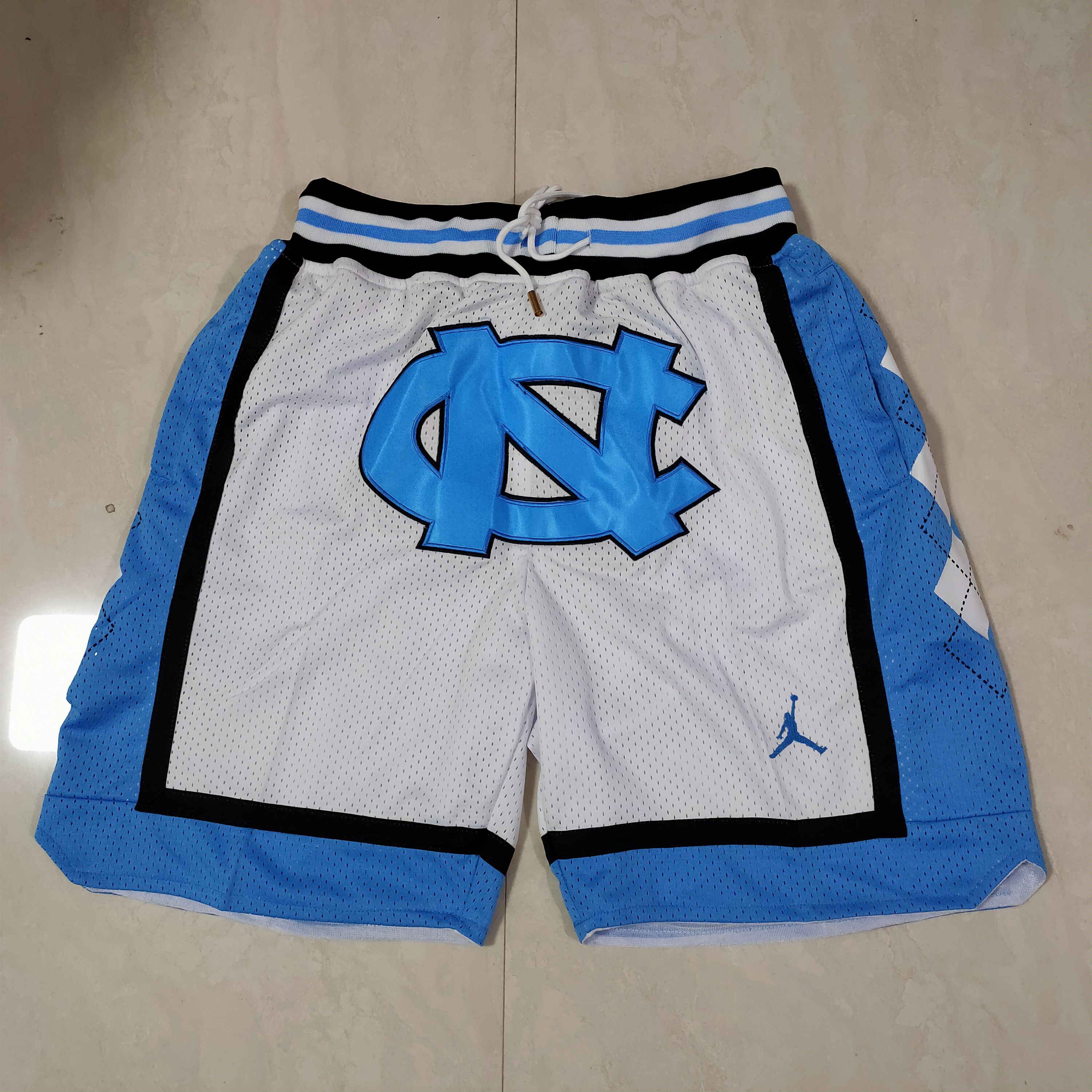 Men 2021 North Carolina White Shorts->more jerseys->NBA Jersey